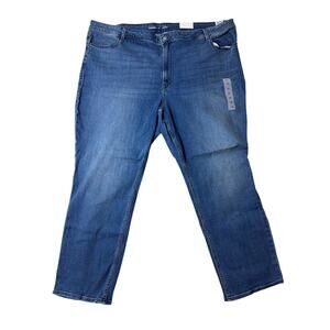 OLD NAVY High Rise Straight Plus Size Jeans Size 28 Comfort NWT